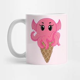 Pink Cthulhu Ice Cream Mug